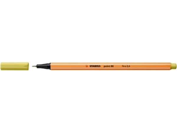 Een STABILO point 88 fineliner, mosterdgeel koop je bij best4office