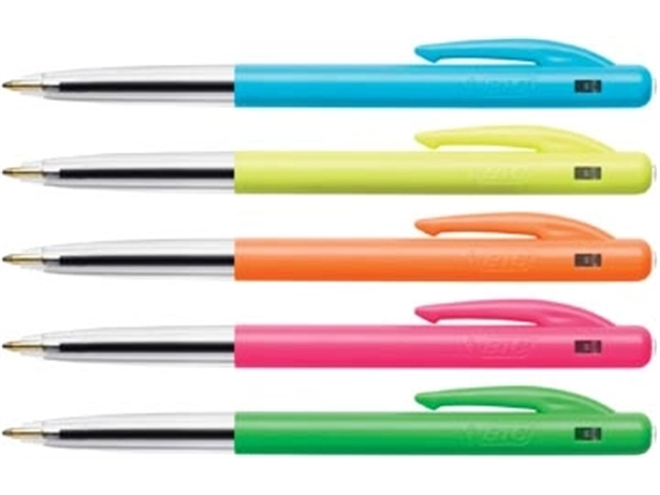 Een Bic balpen M10 Clic Colors doos van 50 stuks koop je bij Muys Kantoor & Kado