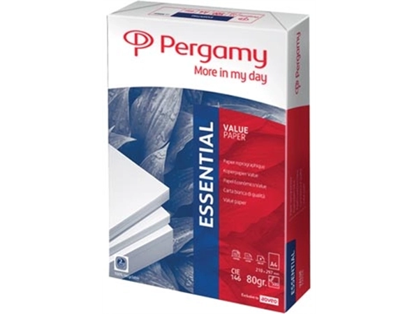 Een Pergamy Essential kopieerpapier ft A4, 80 g, pak van 500 vel koop je bij best4office