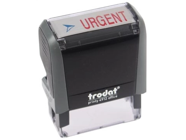 Een Trodat tekststempel Printy Line 4912 tekst: URGENT koop je bij best4office