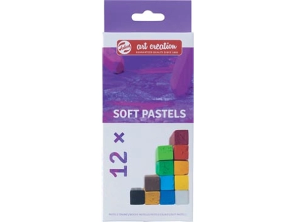 Een Talens Art Creation softpastels, doos met 12 stuks in geassorteerde kleuren koop je bij best4office