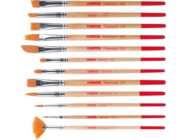 Een Talens Art Creation aquarelpenselen polyester assorti, set van 12 penselen koop je bij best4office