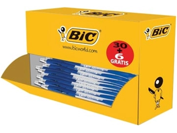 Een Bic balpen Atlantis Classic blauw, doos 30 + 6 gratis koop je bij best4office