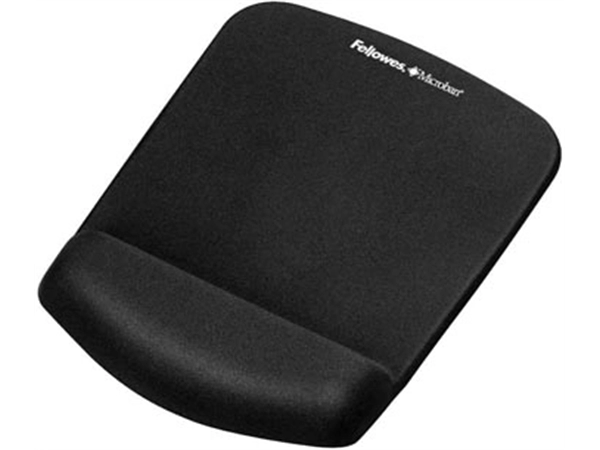 Een Fellowes PlushTouch muismat met polssteun, zwart koop je bij best4office