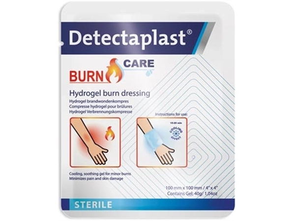 Een Detectaplast Burn Care hydrogel compres voor brandwonden, ft 10 x 10 cm koop je bij Muys Kantoor & Kado