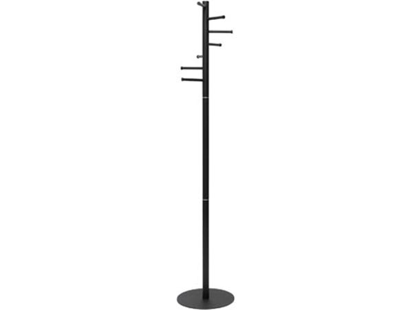 Een MAUL kapstok Caurus metaal, hoogte 177 cm, 7 ophangrails, zwart RAL9004 koop je bij Muys Kantoor & Kado