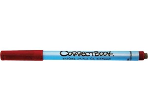 Een Correctbook uitwisbare pen, schrijfbreedte: 0,6mm, rood koop je bij Muys Kantoor & Kado