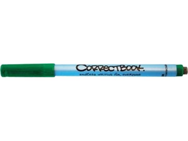 Een Correctbook uitwisbare pen, schrijfbreedte: 0,6mm, groen koop je bij Muys Kantoor & Kado