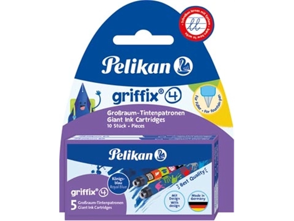 Een Pelikan Griffix inktpatronen, blister van 2 doosjes van 5 stuks koop je bij Muys Kantoor & Kado