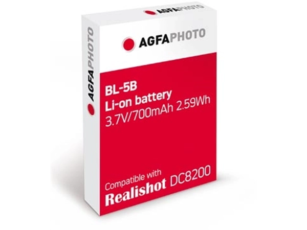 Een AgfaPhoto reserve batterij voor digitaal fototoestel DC8200 koop je bij best4office