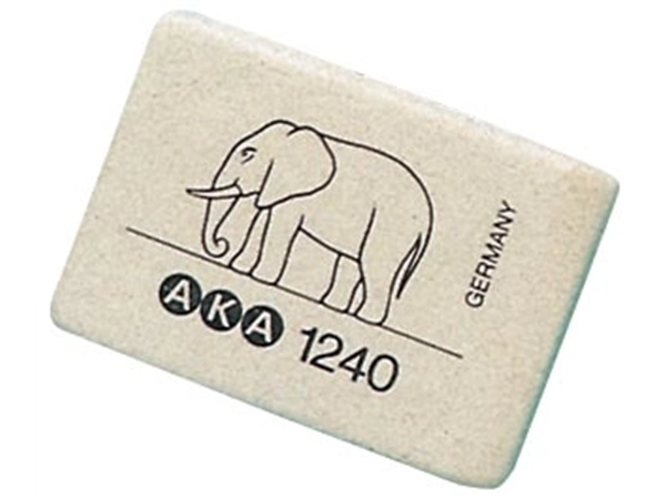 Een Aka gum Olifant medium formaat, doos van 40 stuks koop je bij Muys Kantoor & Kado