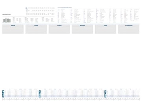 Een Aurora bureelonderleggers, Nederlandstalig, 2025 koop je bij Muys Kantoor & Kado
