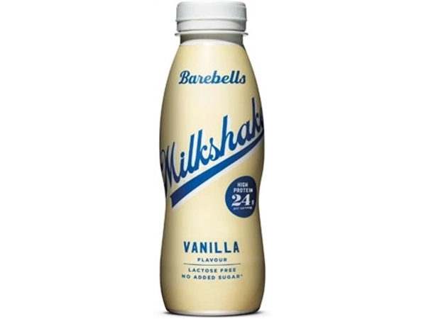 Een Barebells milkshake vanille, 33 cl, pak van 8 koop je bij Muys Kantoor & Kado