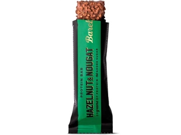 Een Barebells reep Hazelnut & Nougat, pak van 12 koop je bij best4office