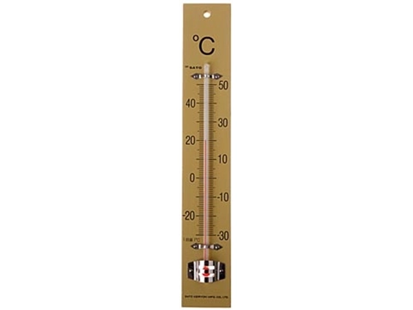 Een Bouhon thermometer 25 x 4 cm, hout koop je bij best4office