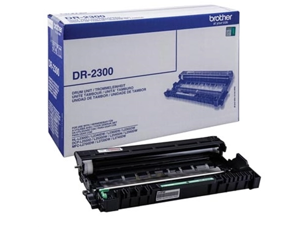 Een Brother drum, 12.000 pagina's, OEM DR-2300, zwart koop je bij best4office