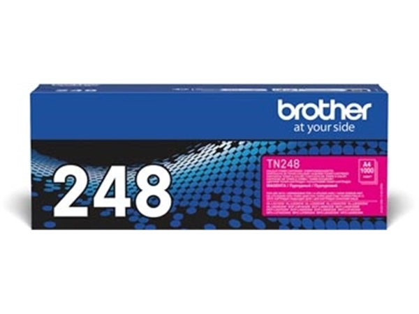 Een Brother toner, 1.000 pagina's, OEM TN-248M, magenta koop je bij best4office