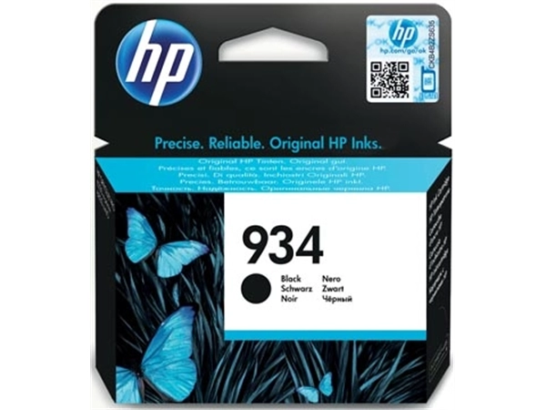 Een HP inktcartridge 934, 400 pagina's, OEM C2P19AE, zwart koop je bij best4office