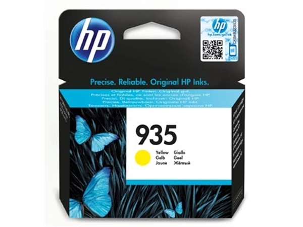 Een HP inktcartridge 935, 400 pagina's, OEM C2P22AE, geel koop je bij best4office