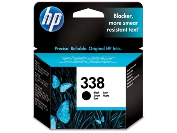 Een HP inktcartridge 338, 450 pagina's, OEM C8765EE, zwart koop je bij best4office