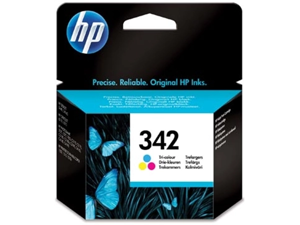 Een HP inktcartridge 342, 175 pagina's, OEM C9361EE, 3 kleuren koop je bij best4office