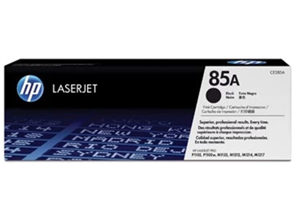 Een HP toner 85A, 1 600 pagina's, OEM CE285A, zwart koop je bij best4office