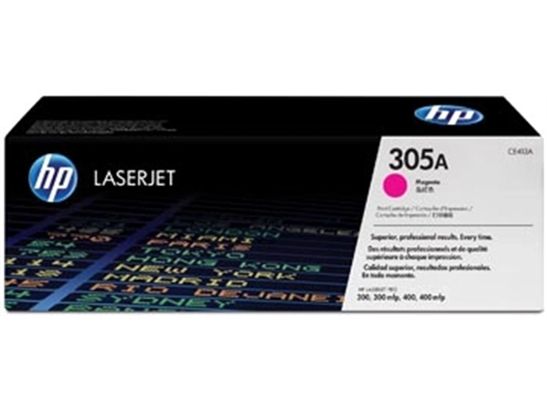 Een HP toner 305A, 2 600 pagina's, OEM CE413A, magenta koop je bij best4office