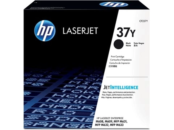 Een HP toner 37Y, 41 000 pagina's, OEM CF237Y, zwart koop je bij best4office