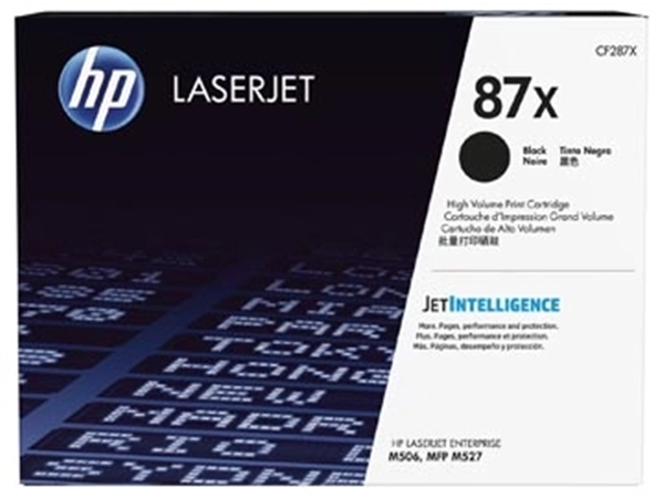 Een HP toner 87X, 18 000 pagina's, OEM CF287X, zwart koop je bij Muys Kantoor & Kado