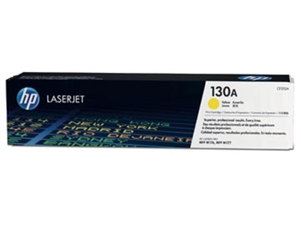 Een HP toner 130A, 1 000 pagina's, OEM CF352A, geel koop je bij Muys Kantoor & Kado