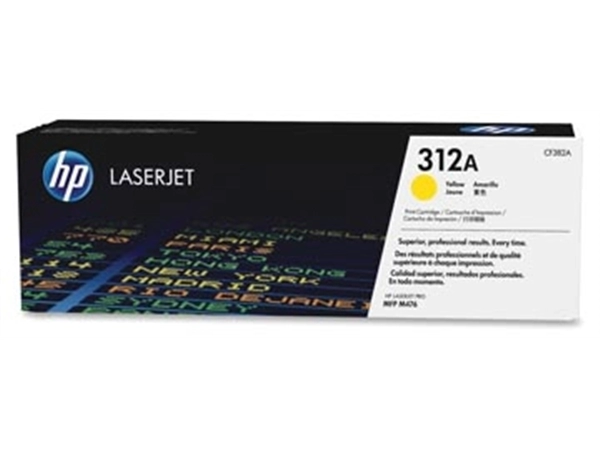 Een HP toner 312A, 2 700 pagina's, OEM CF382A, geel koop je bij Muys Kantoor & Kado