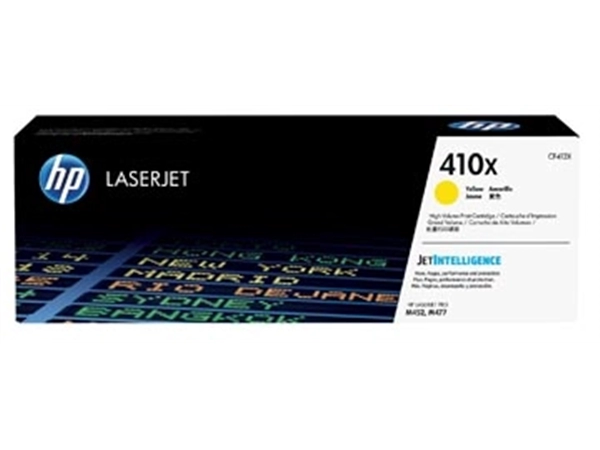 Een HP toner 410X, 5 000 pagina's, OEM CF412X, geel koop je bij best4office