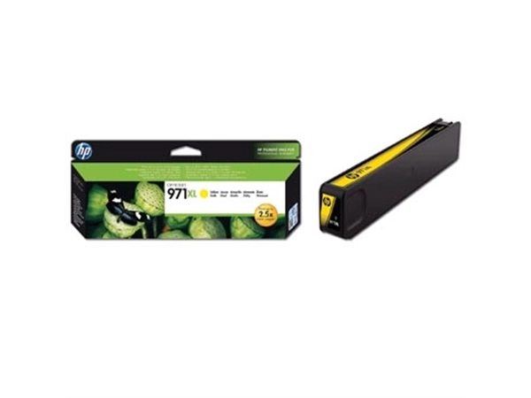 Een HP inktcartridge 971XL, 6.600 pagina's, OEM CN628AE, geel koop je bij best4office