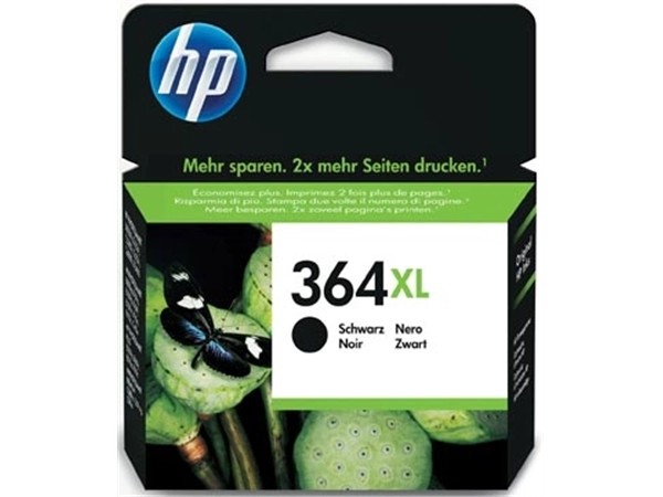 Een HP inktcartridge 364XL, 550 pagina's, OEM CN684EE, zwart koop je bij best4office