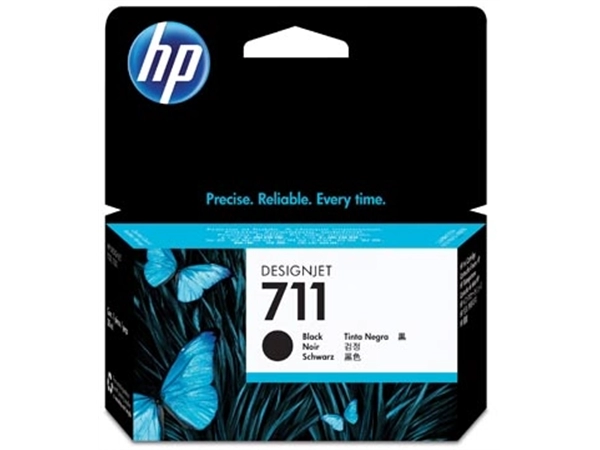 Een HP inktcartridge 711, 38 ml, OEM CZ129A, zwart koop je bij best4office