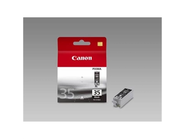 Een Canon inktcartridge PGI-35BK, 191 pagina's, OEM 1509B001, zwart koop je bij Muys Kantoor & Kado