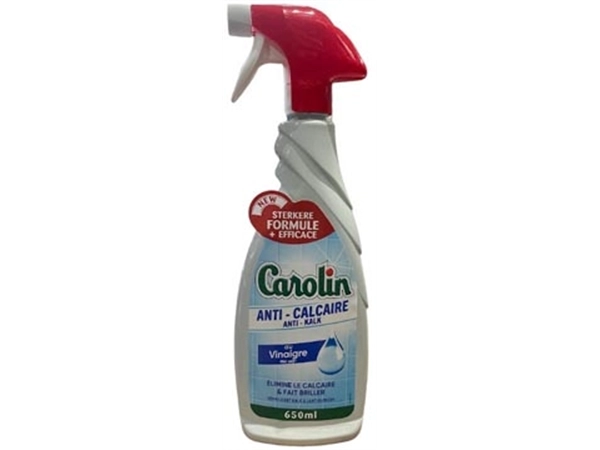 Een Carolin anti-kalk, spray van 650 ml koop je bij best4office