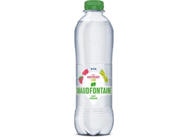 Een Chaudfontaine Light Sparkling Raspberry Lime, fles van 50 cl, pak van 6 stuks koop je bij Muys Kantoor & Kado