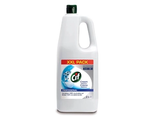 Een Cif schuurcrème, flacon van 2 liter koop je bij Muys Kantoor & Kado