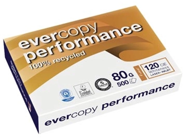 Een Clairefontaine Evercopy kopieerpapier Performance ft A4, 80 g, pak van 500 vel koop je bij best4office