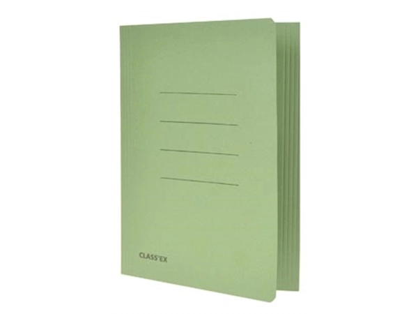 Een Class'ex dossiermap, 3 kleppen ft 18,2 x 22,5 cm (voor ft schrift), groen koop je bij best4office