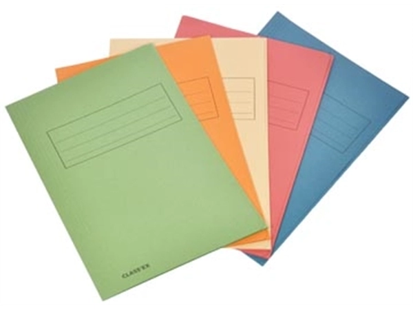 Een Class'ex dossiermap, 3 kleppen ft 23,7 x 34,7 cm (voor ft folio), geassorteerde kleuren koop je bij best4office