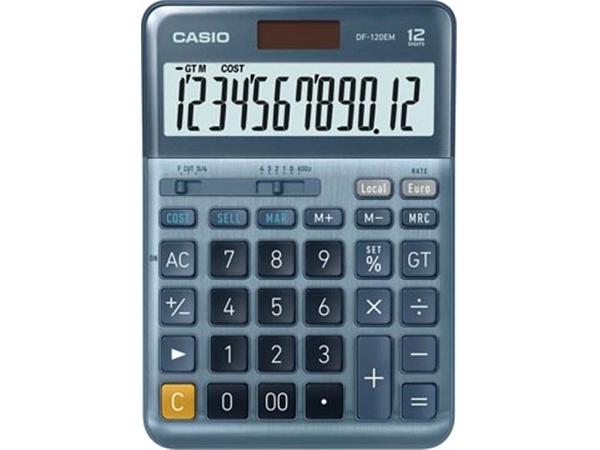 Een Casio Bureaurekenmachine DF-120EM koop je bij Muys Kantoor & Kado