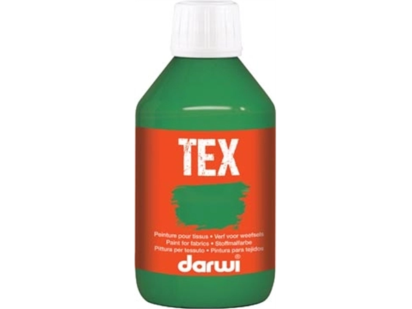 Een Darwi textielverf Tex, 250 ml, donkergroen koop je bij Muys Kantoor & Kado