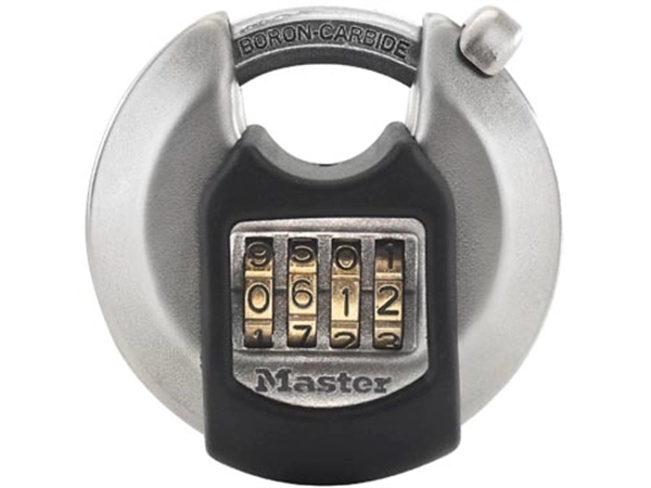 Een De Raat Master Lock hangslot met combinatieslot, model M40EURDNUM koop je bij Muys Kantoor & Kado