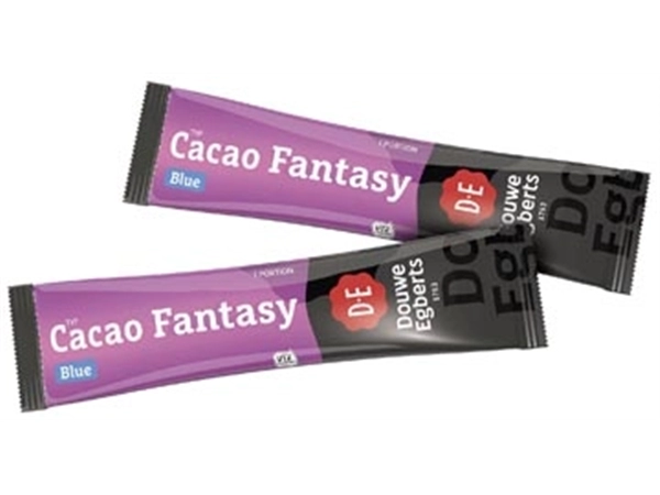 Een Douwe Egberts instant stick, Cacao fantasy, 18,5 g, doos van 100 stuks koop je bij Muys Kantoor & Kado