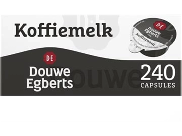 Een Douwe Egberts koffiemelk, cups van 7,5 g, doos van 240 stuks koop je bij Muys Kantoor & Kado