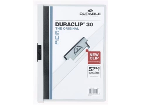 Een Durable klemmap Duraclip Original 30 wit koop je bij best4office