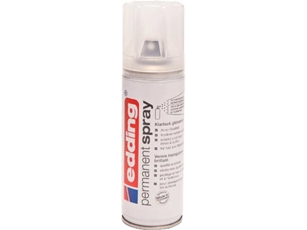 Een Edding Permanent Spray 5200 transparante lak, 200 ml, glans koop je bij best4office