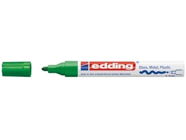 Een Edding glanslakmarker e-750 CR groen koop je bij best4office